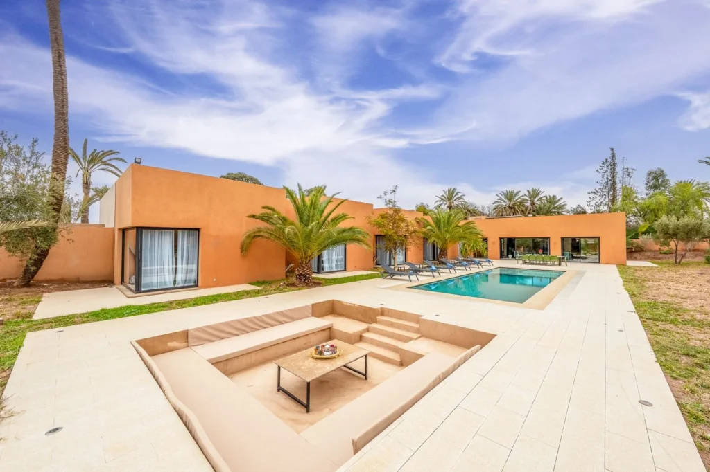 location villa Marrakech Palmeraie 4 chambres