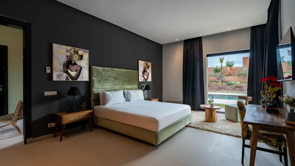 villa luxe Marrakech avec hammam